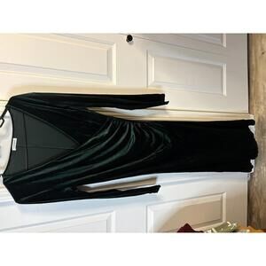 Zaberry Women's Long Sleeve Velvet Dress Size L 278